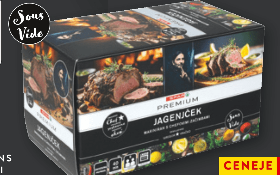 Jagenjček mariniran s chefovimi začimbami 1 kg SPAR PREMIUM - Akcija v trgovini Spar