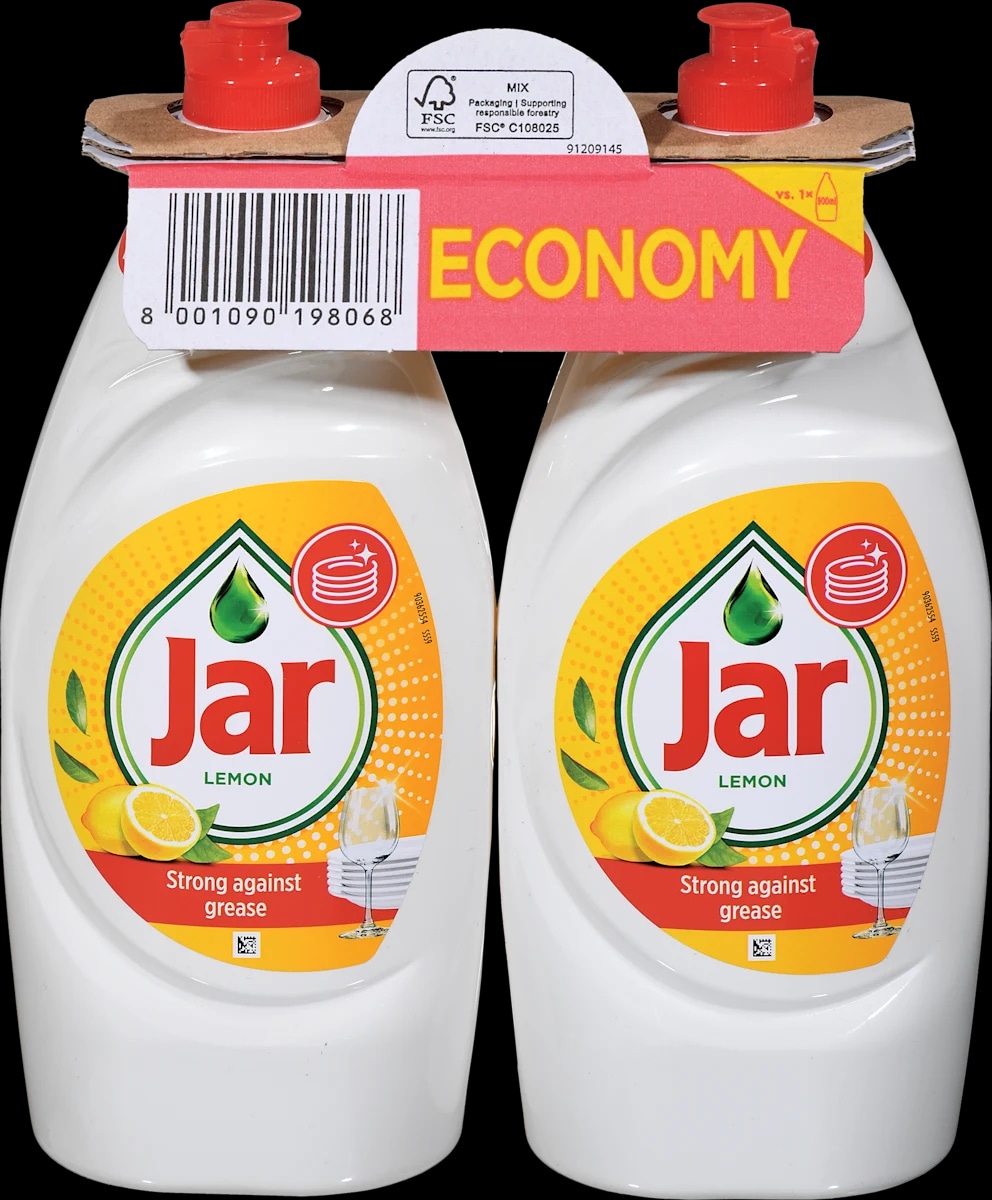 Jar detergent za ročno pranje posode 2 x 900 ml Akcija v trgovini Tuš
