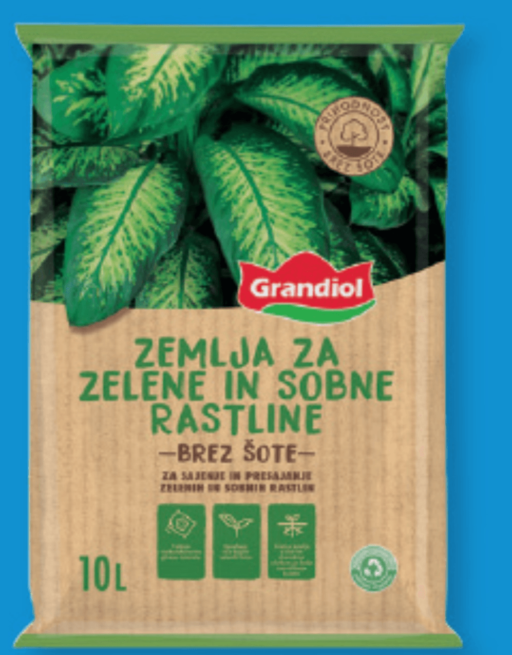 Zemlja za sobne rastline 10 L - Akcija v trgovini Lidl