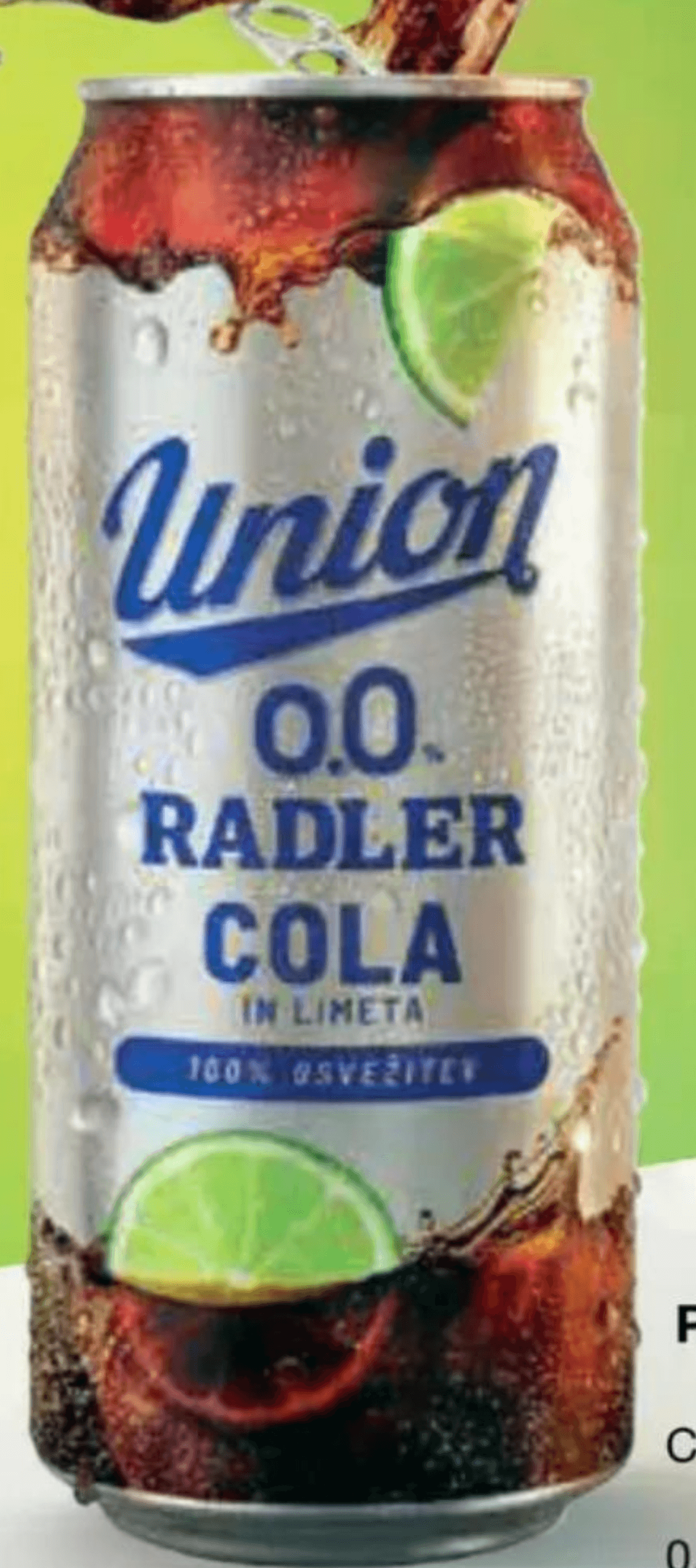 Pivo Radler Union Cola Limeta 0,5L - Akcija v trgovini Mercator