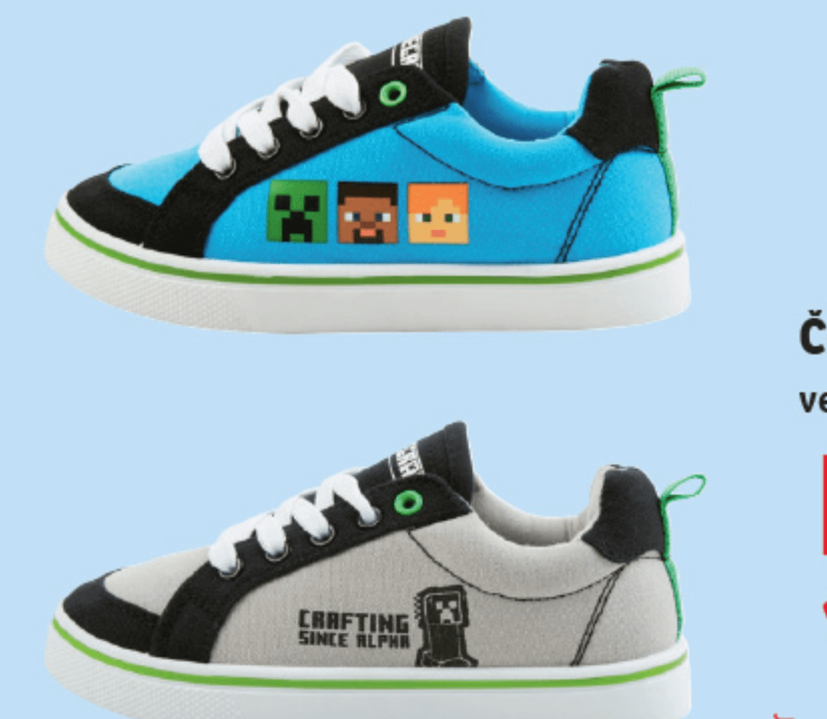 Čevlji za malčke Minecraft - Akcija u trgovini Lidl