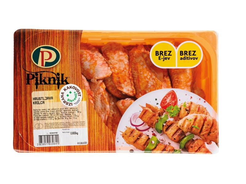 Piščančja krilca IK 800 g Perutnina Ptuj - Akcija v trgovini Spar