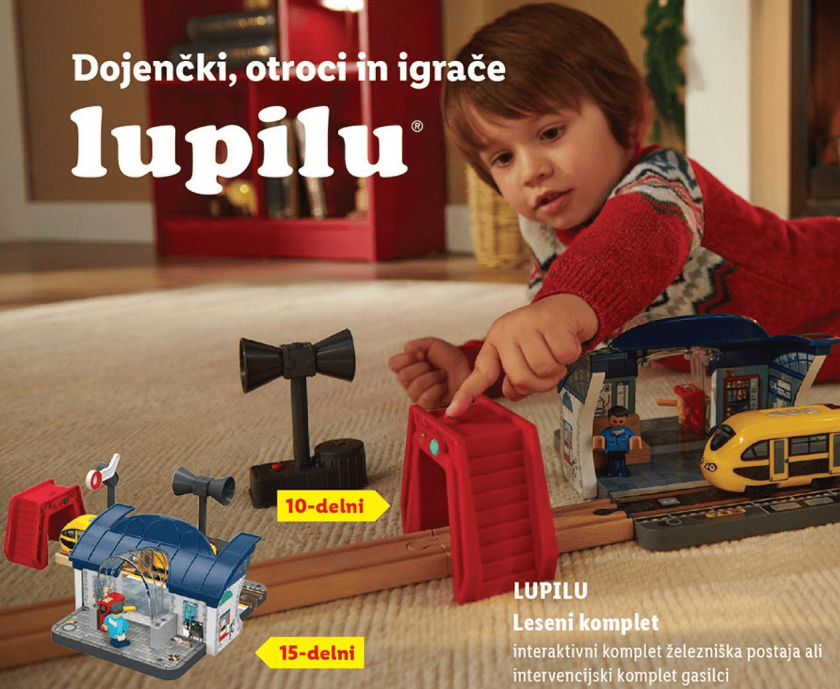 LUPILU Leseni komplet Akcija v trgovini Lidl
