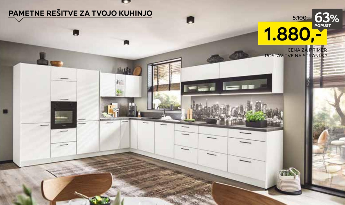 Pametno načrtovana kuhinja - Akcija v trgovini Lesnina
