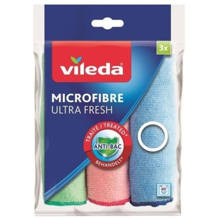 Vileda krpa Microfibre Ultrafresh 3 kosi Akcija u trgovini Spar