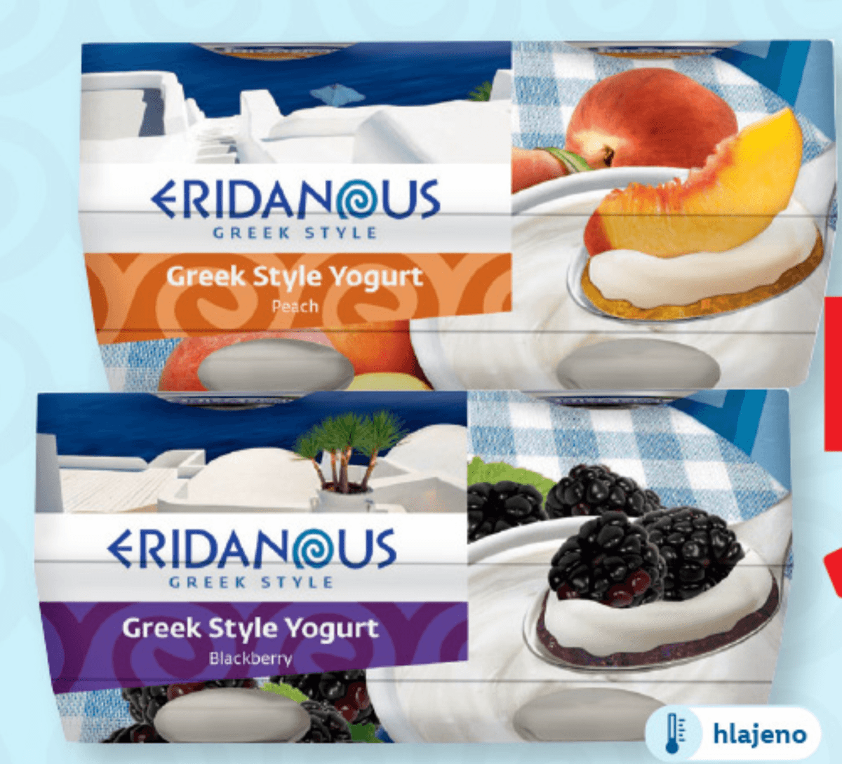 ERIDANOUS Sadni jogurt na grški način 4 x 125 g - Akcija v trgovini Lidl