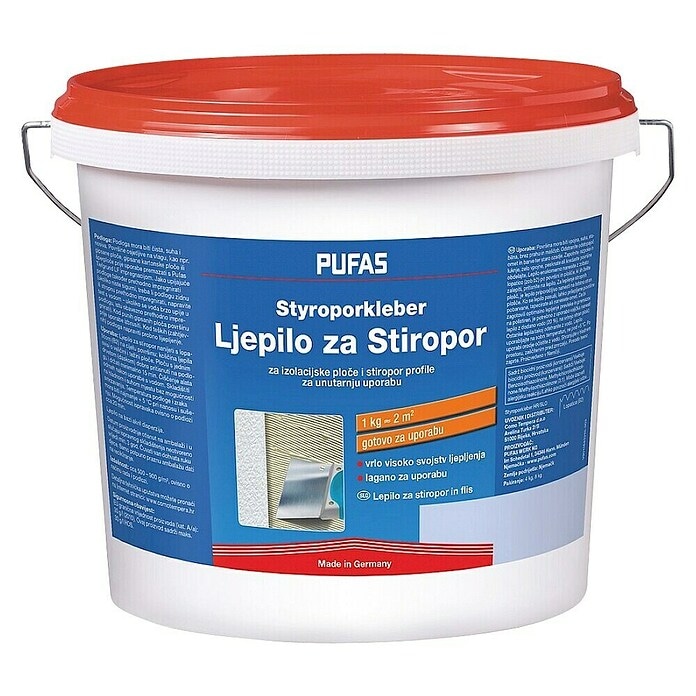 Lepilo za stiropor 8 kg Pufas - Akcija v trgovini Bauhaus