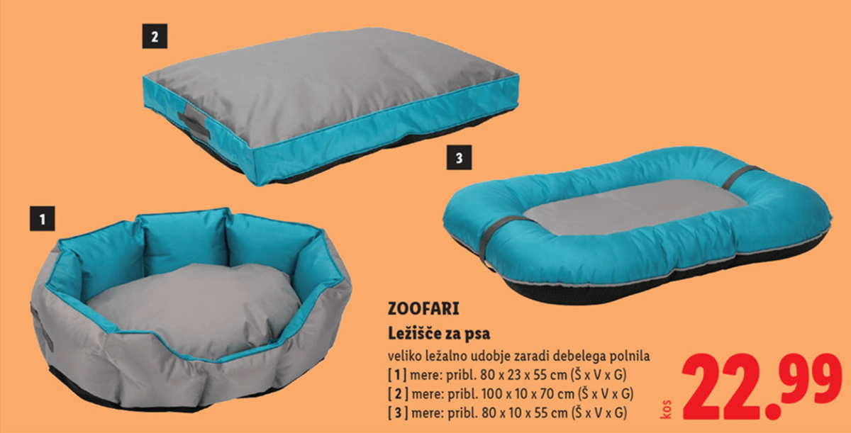 Zoofari Ležišče za psa - Akcija v trgovini Lidl