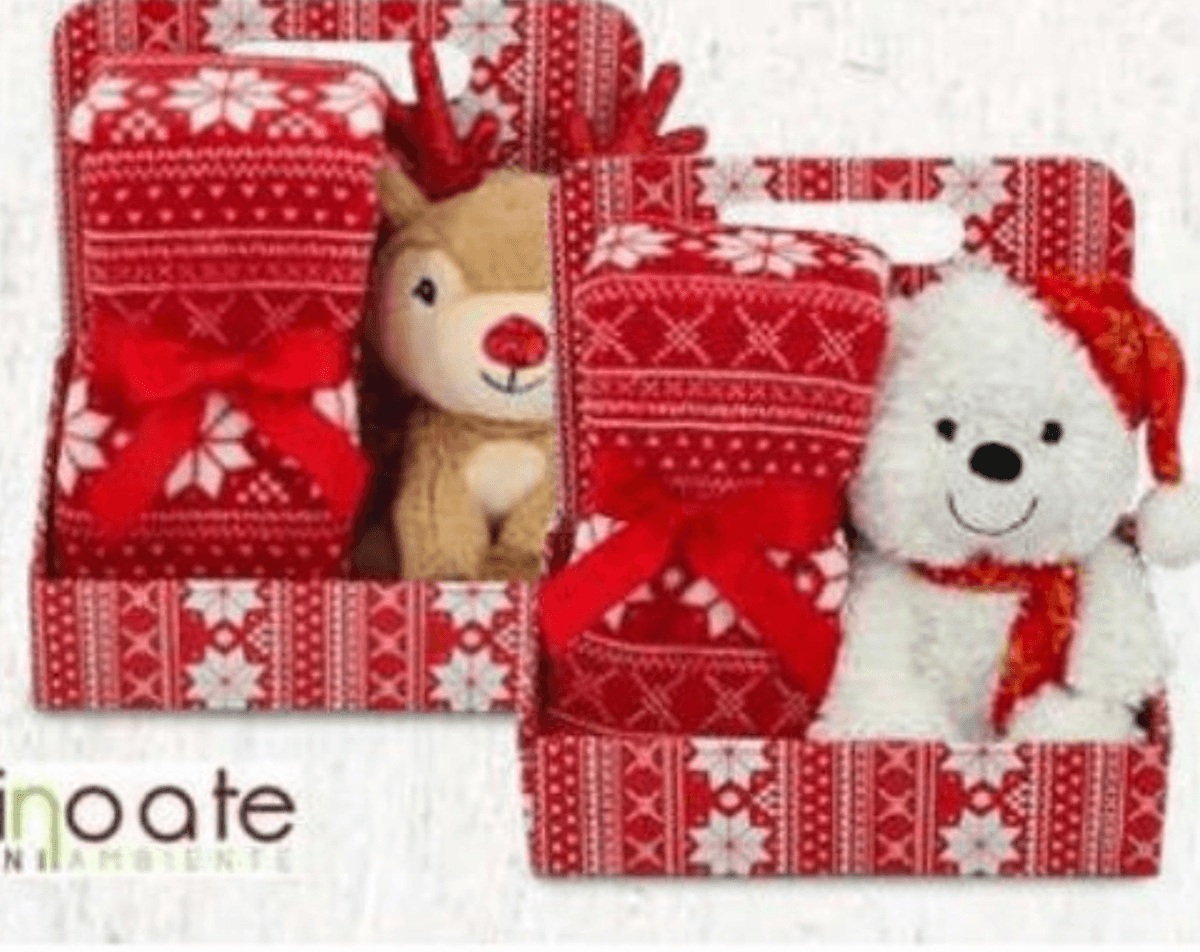 Komplet plišaste igrače z odejo Vicino a te - Akcija v trgovini Eurospin