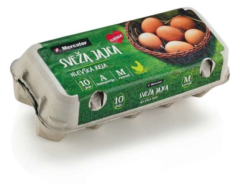 Jajca mladih kokoši 15/1 Mercator - Akcija v trgovini Mercator