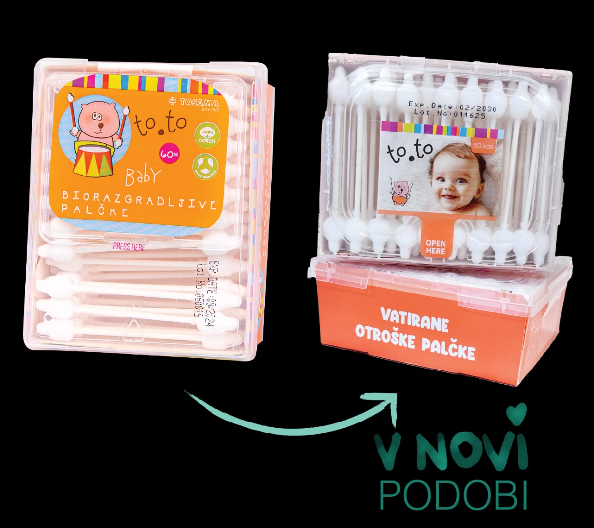 Mots d'enfants Vatine palčke BIO 60/1 - Akcija v trgovini E.Leclerc