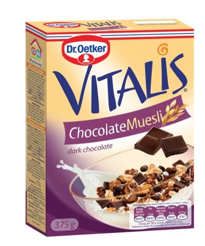 Muesli Vitalis Dr.Oetker 375 g Dr.Oetker Vitalis - Akcija v trgovini Mercator