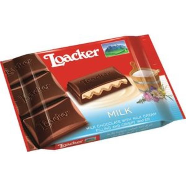 Loacker mlečna čokolada 50 g - Akcija v trgovini Regal Shop