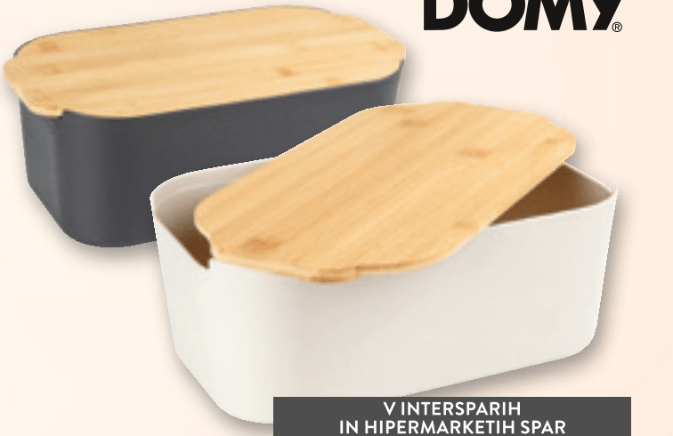 Posoda za kruh Bamboo DOMY Akcija u trgovini Spar