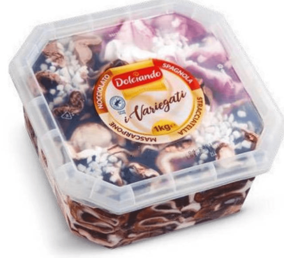 Sladoled 4 Okusi v Banici Dolciando 1 kg - Akcija v trgovini Eurospin