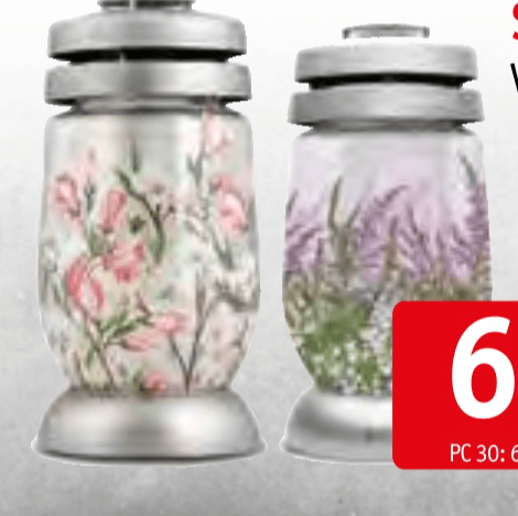 Sezonska steklena sveča - Akcija v trgovini Jager