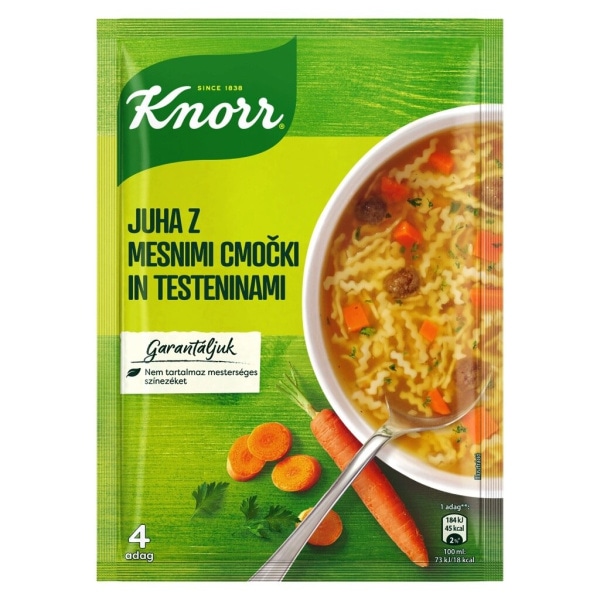Instant juha Knorr 50 g - 80 g - Akcija v trgovini E.Leclerc