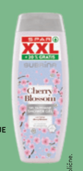 Gel za prhanje Subrina 250 ml + 50 ml - Akcija v trgovini Spar