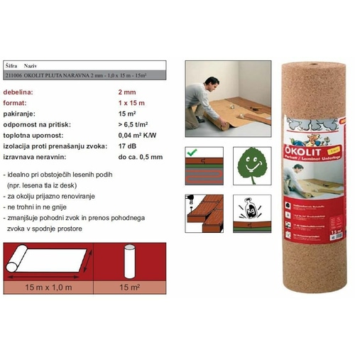 Pluta v roli 15 m² OKOLIT - Akcija v trgovini Jager