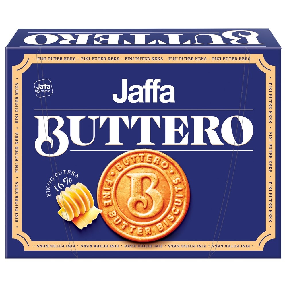 Masleni keksi Jaffa Buttero 155 g - Akcija v trgovini Mercator