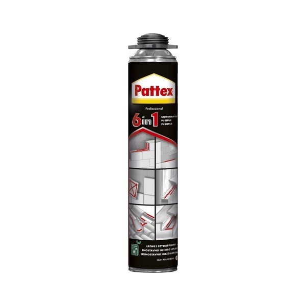 PU pena Pattex universal 6in1 750 mL - Akcija v trgovini Jager