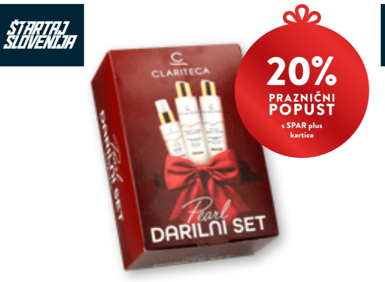 Clariteca Pearl darilni set - Akcija v trgovini Spar