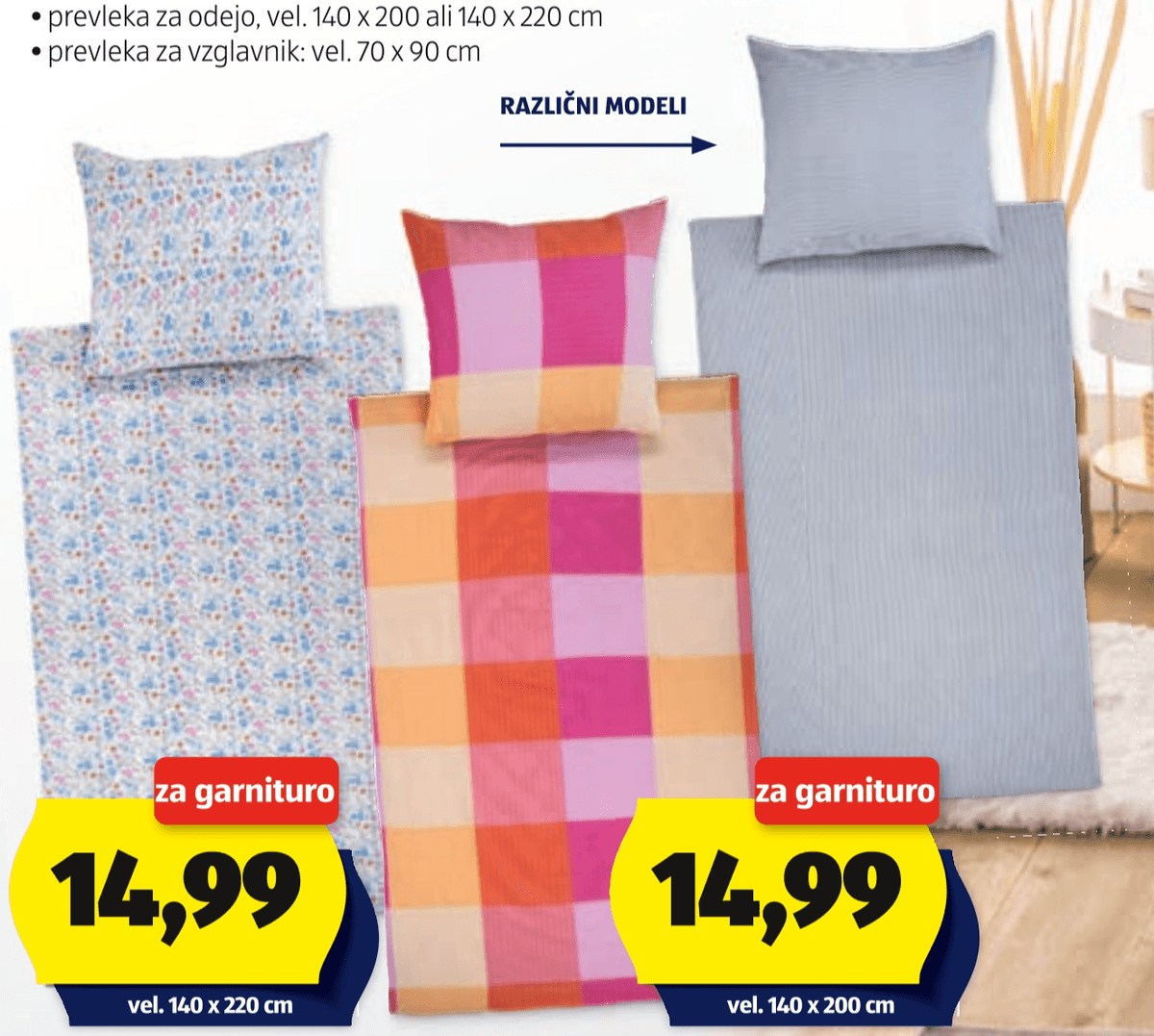 Novitesse Posteljna garnitura Mečkanka - Akcija v trgovini Hofer