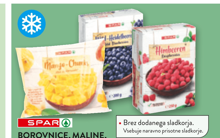 SPAR Gozdni Sadeži 250 g - Akcija v trgovini Spar