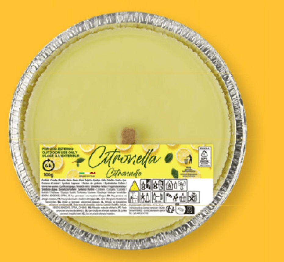 Sveča Citronella Ø 14 cm - Akcija v trgovini Lidl