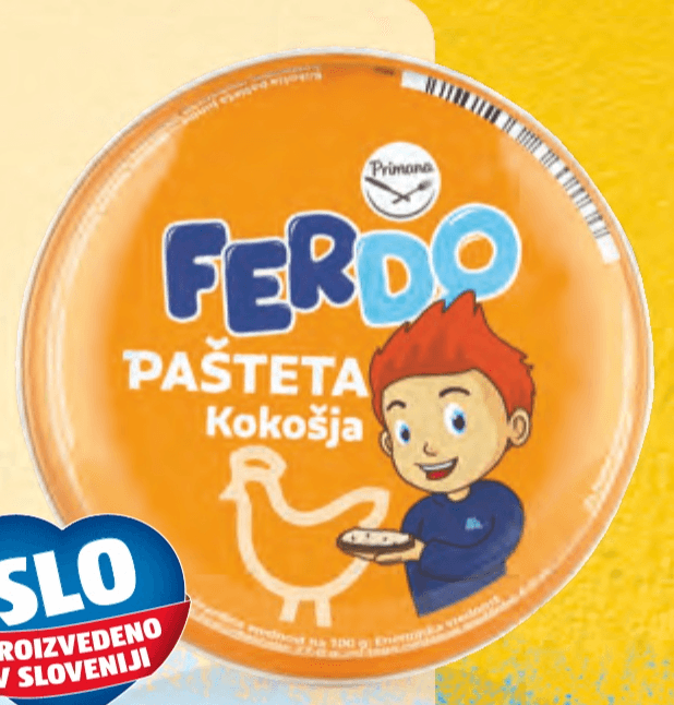 PRIMANA Kokošja Junior Pašteta 95 g - Akcija v trgovini Hofer
