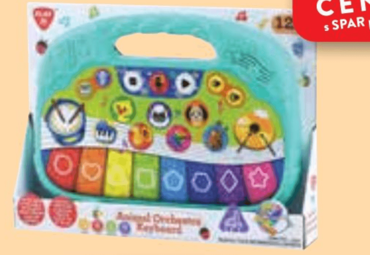Otroška klaviatura - Akcija v trgovini Spar