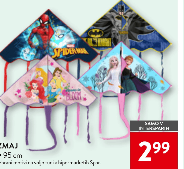Zmaj 95 cm - Akcija v trgovini Spar
