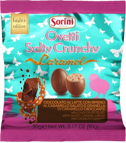 Jajčka iz mlečne čokolade s pistacijevo kremo in kadaifom 150 g Sorini - Akcija v trgovini Eurospin