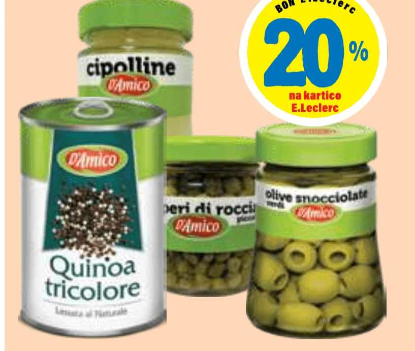 Vsi izdelki D'Amico - Akcija v trgovini E.Leclerc