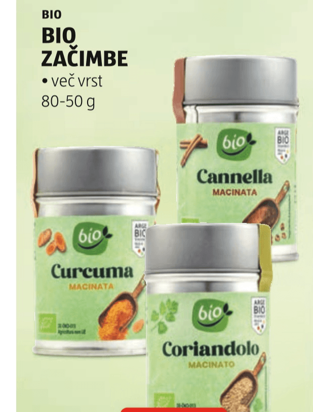 BIO ZAČIMBE 80-50 g - Akcija v trgovini Hofer