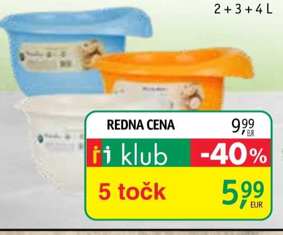 Set posod za mešanje - Akcija v trgovini Jager