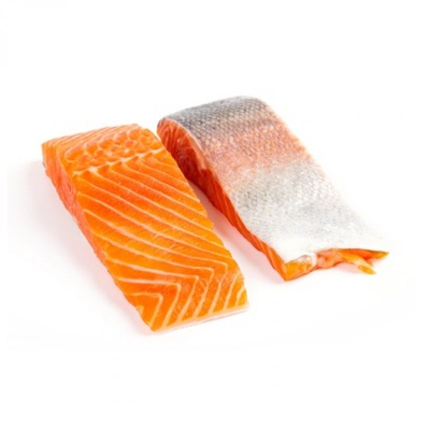 Losos file s kožo cca 300g - Akcija v trgovini Mercator