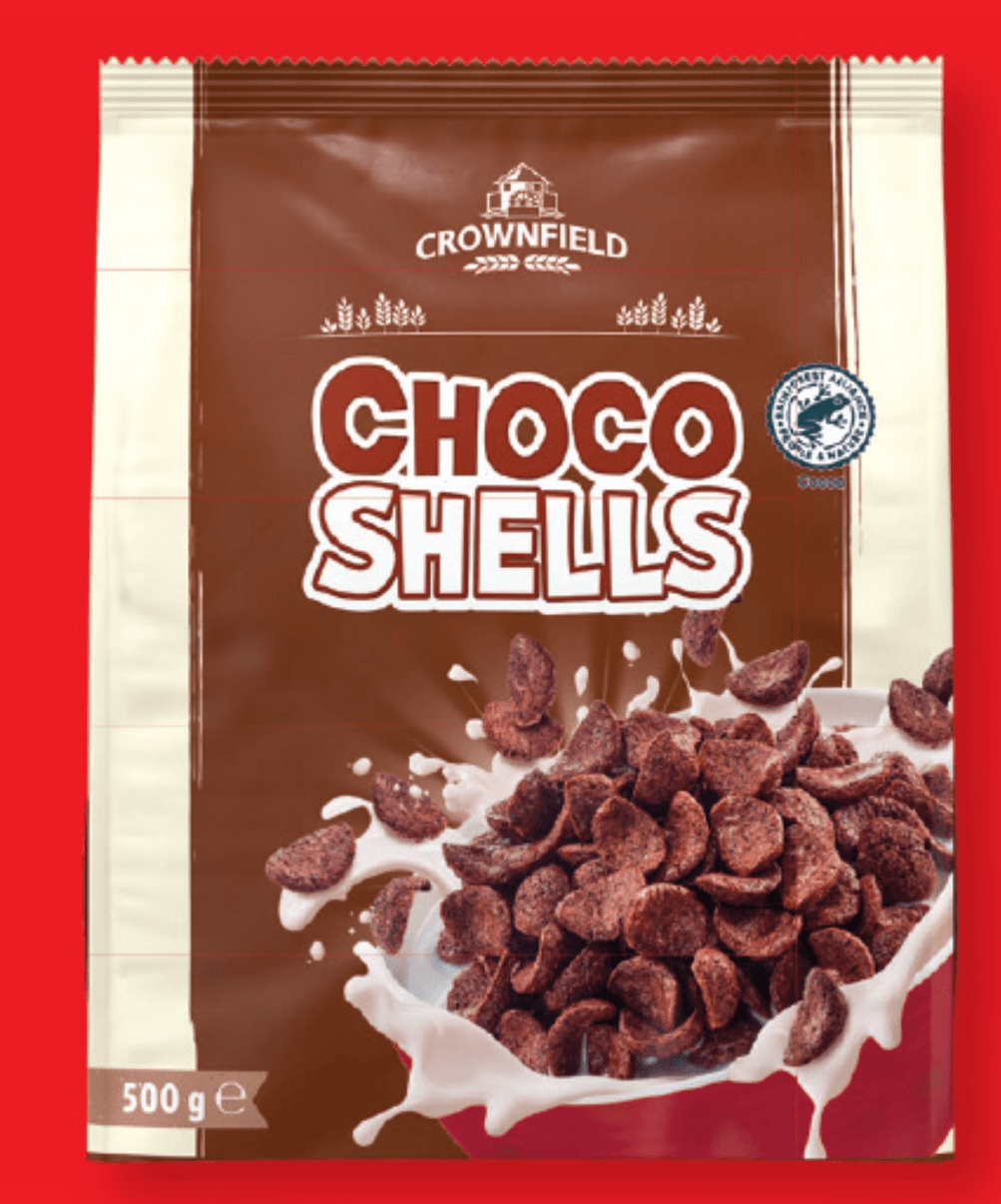 Crownfield Žitne školjkice 500 g - Akcija v trgovini Lidl