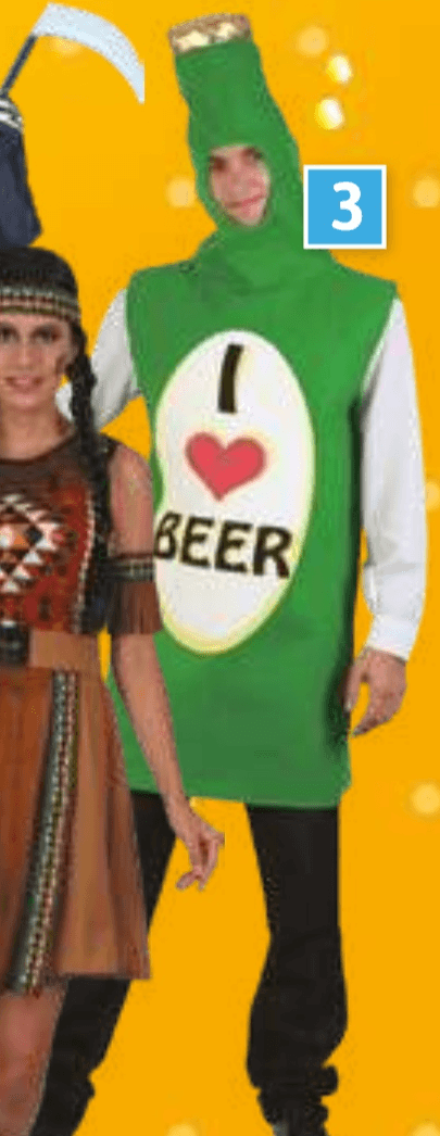 Kostum za odrasle Pivo - Akcija v trgovini E.Leclerc