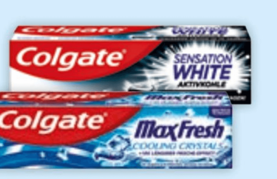 Colgate zobne kreme - Akcija v trgovini Mueller