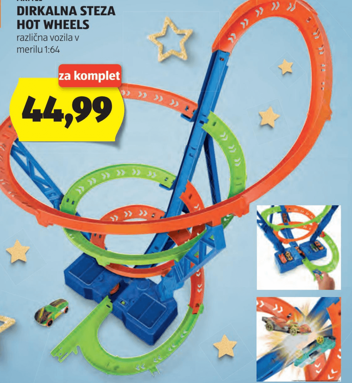 MATTEL Dirkalna steza Hot Wheels - Akcija v trgovini Hofer