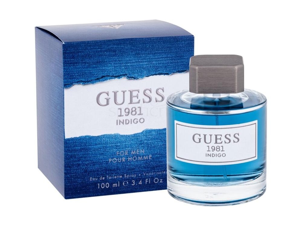 MOŠKA TOALETNA VODA GUESS Indigo For Men 100 ml - Akcija v trgovini E.Leclerc