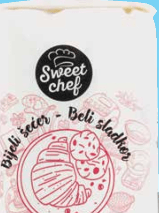 Beli kristalni sladkor Sweet chef 1 kg - Akcija u trgovini Mercator