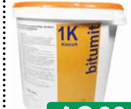 Bitumenski debeli premaz 1K 30 L - Akcija v trgovini Jager