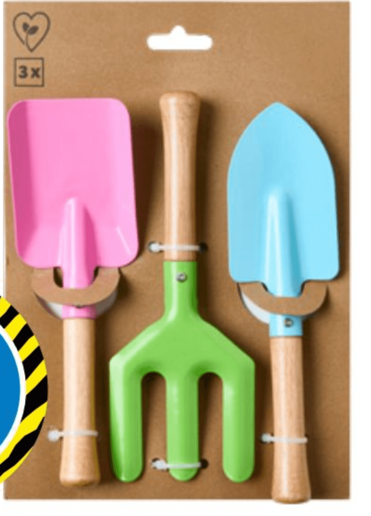 Otroško vrtno orodje 3-delni komplet - Akcija v trgovini Tedi