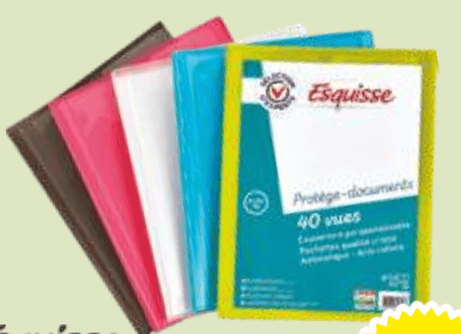 Mapa za dokumente 40-listna Esquisse - Akcija v trgovini E.Leclerc