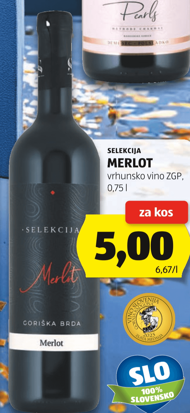 Selekcija Merlot 0,75 l - Akcija v trgovini Hofer