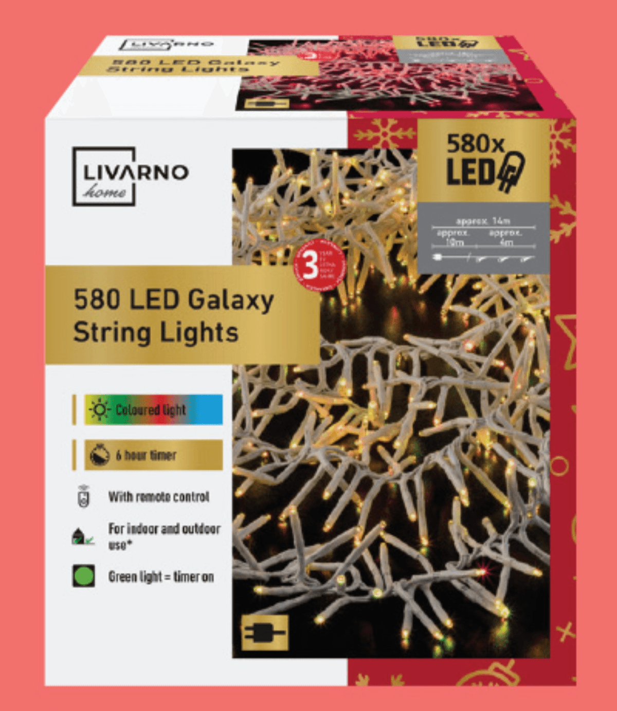 LIVARNO home Galaktična LED-svetlobna veriga - Akcija v trgovini Lidl