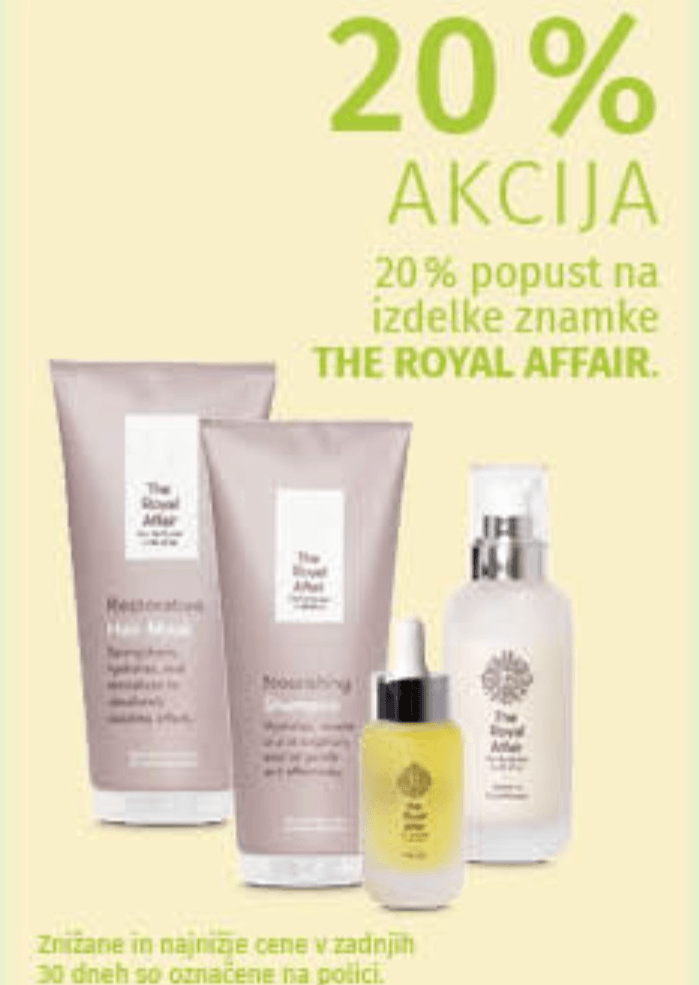The Royal Affair serum - Akcija v trgovini Mueller