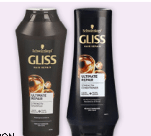 Šampon ali balzam za lase Gliss 250 ml ali 200 ml - Akcija v trgovini Spar